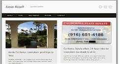 Desktop Screenshot of alexeikoseff.com